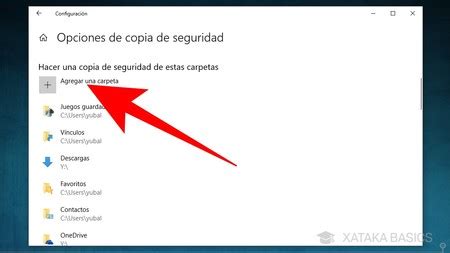 crear copias de seguridad de carpetas windows 10